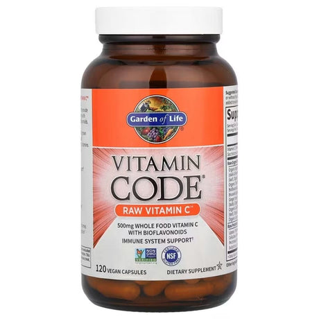 Garden of Life Vitamin Code RAW Vitamin C - 120 Capsules