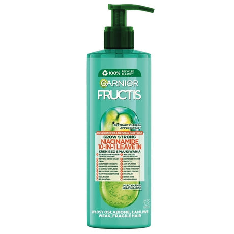 Garnier Fructis Grow Strong 10 in 1 No-Rinse Cream - 400 ml