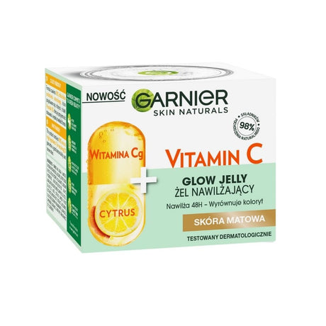 Garnier Skin Naturals Vitamin C Glow Jelly, Moisturising Face Gel - 50 ml