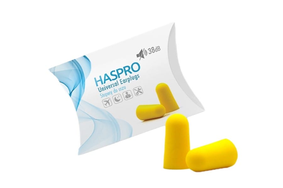 Haspro 1P Foam Disposable Earplugs - 1 Pair