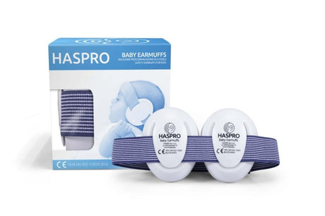 Haspro Baby Earmuffs for Children and Babies - Blue