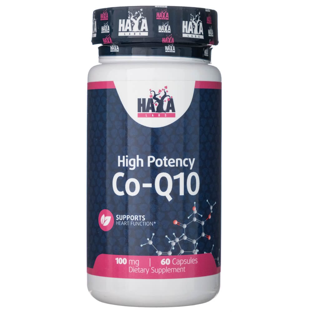 Haya Labs High Potency Co-Q10 100 mg - 60 Capsules