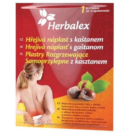 Herbalex Warming Patches with Chestnut - 1 Piece