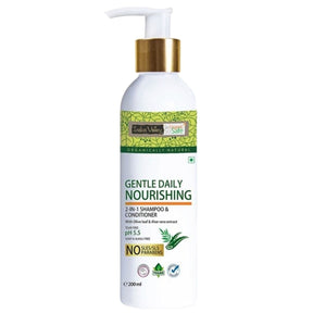 Indus Valley Gentle 2-in-1 Shampoo for Daily Use – 200 ml