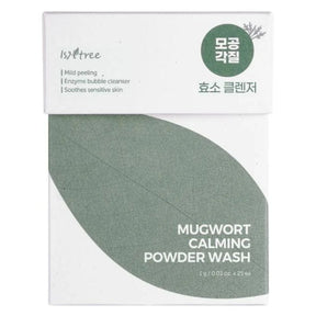 Isntree Mugwort Calming Powder Face Wash Powder Sachets - 25x1g
