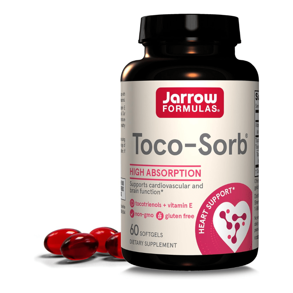 Jarrow Formulas Toco-Sorb, Mixed Tocotrienols and Vitamin E - 60 Softgels