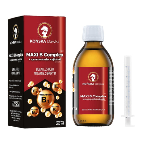 Końska Dawka MAXI B Complex + Ceylon Cinnamon for Pets - 125 ml