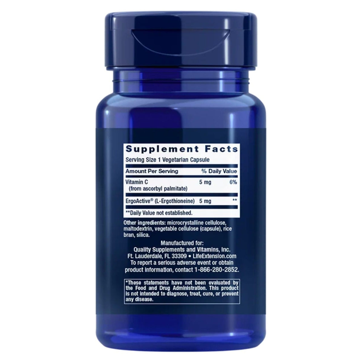 Life Extension Essential Youth L-Ergothioneine 5 mg - 30 Capsules