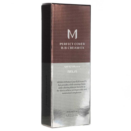Missha M Perfect Cover B.B Cream SPF 42 PA+++ NO.21 Light Beige - 20 ml