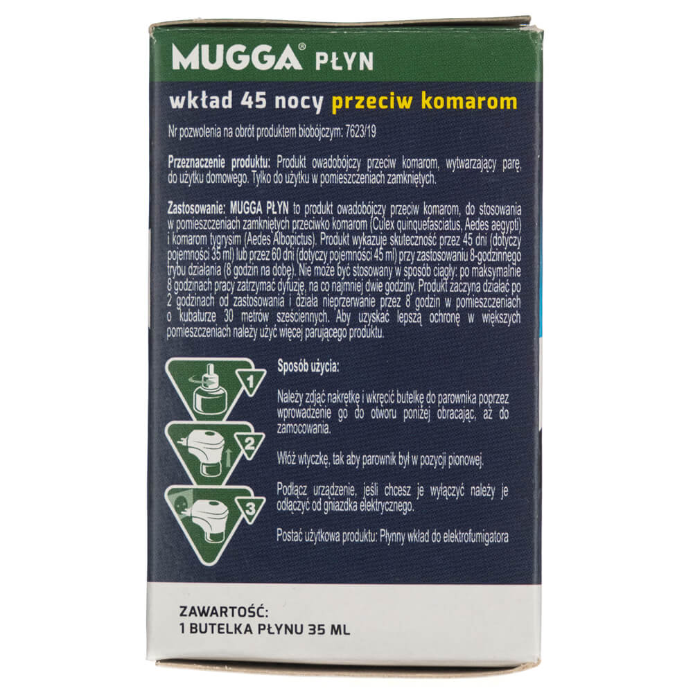 Mugga Electric Mosquito Refill, 45 Nights - 35 ml