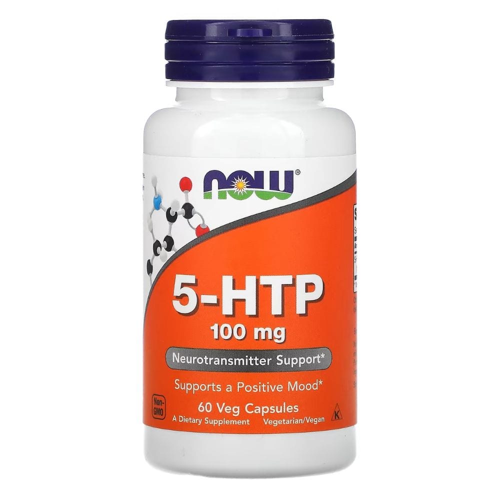 Now Foods 5-HTP 100 mg - 60 Veg Capsules