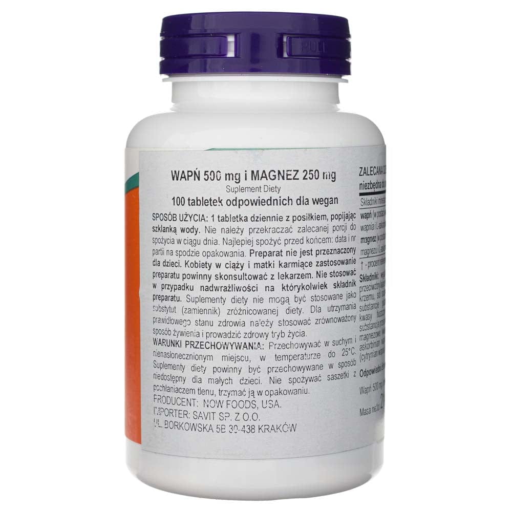 Now Foods Calcium & Magnesium - 100 Tablets