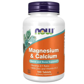 Now Foods Calcium & Magnesium - 100 Tablets