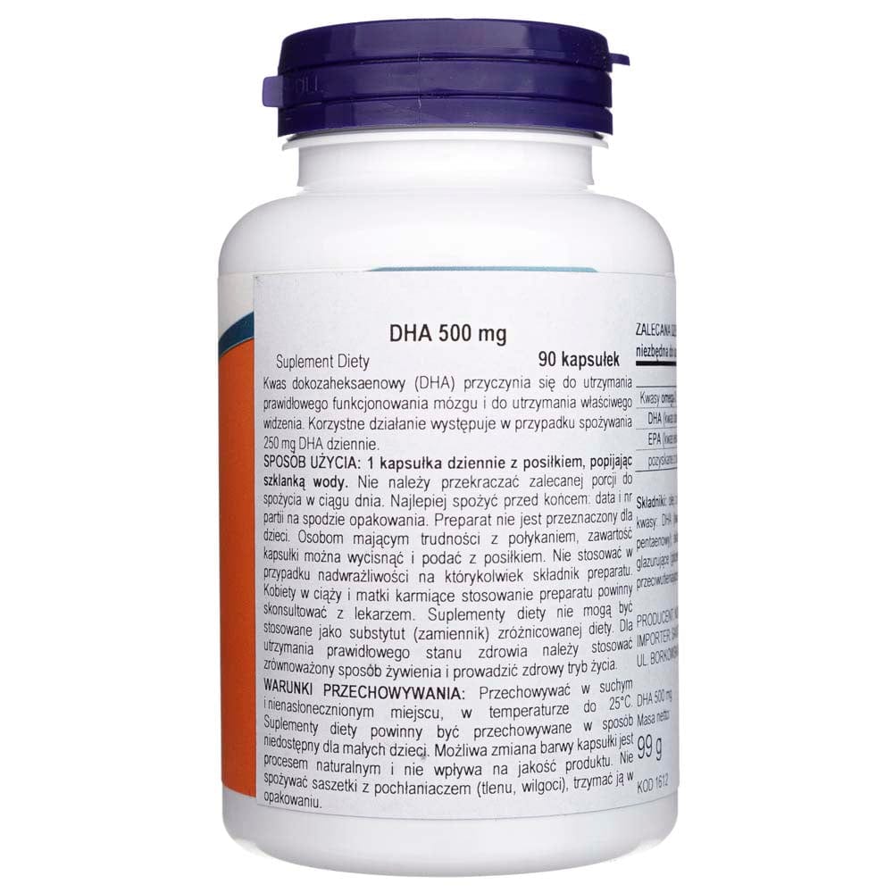 Now Foods DHA-500 Double Strength - 90 Softgels