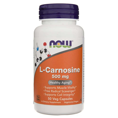 Now Foods L-Carnosine 500 mg - 50 Veg Capsules