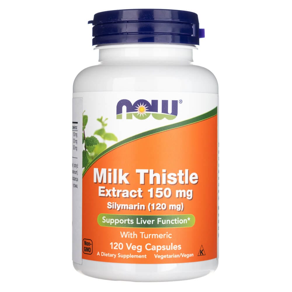 Now Foods Milk Thistle Extract 150 mg Silymarin (120 mg) - 120 Veg Capsules