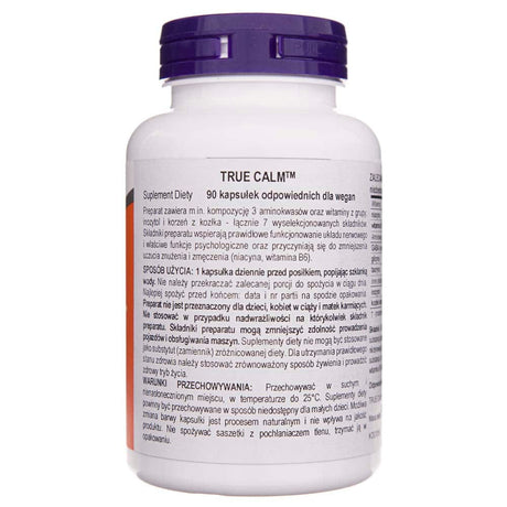 Now Foods True Calm - 90 Veg Capsules