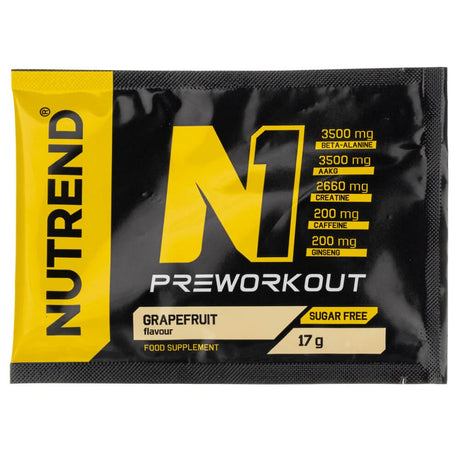 Nutrend N1 Preworkout, Grapefruit - 17 g