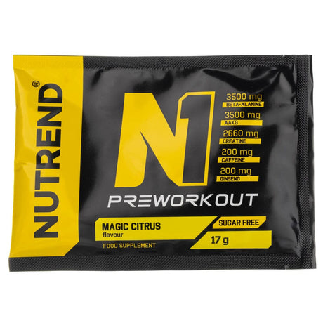 Nutrend N1 Preworkout, Lemon - 17 g