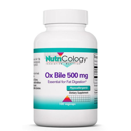 Nutricology Ox Bile 500 mg - 100 Capsules