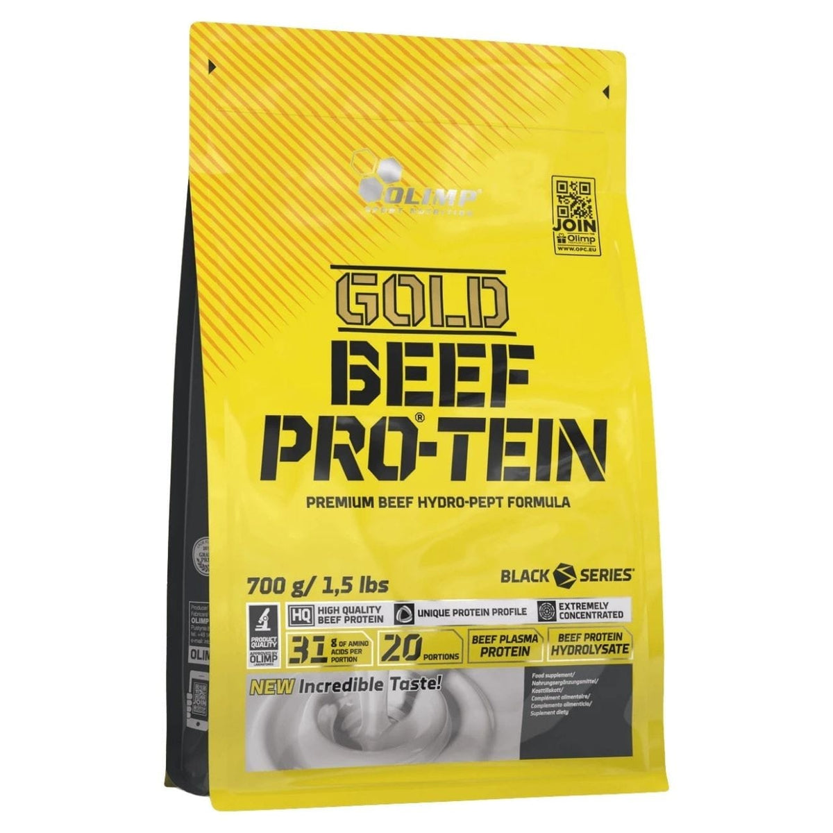 Ul Testing Labs Olimp Labs Gold Beef Pro-Tein, oksekødsproteinpulver – 700 g – Medpak