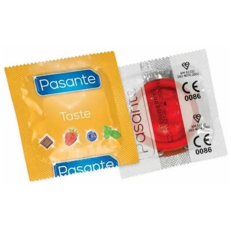 Pasante Taste Flavored Condoms - 12 Pieces