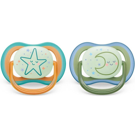 Philips Avent Ultra Air Nighttime Pacifier, 18 + Months - 2 Pieces