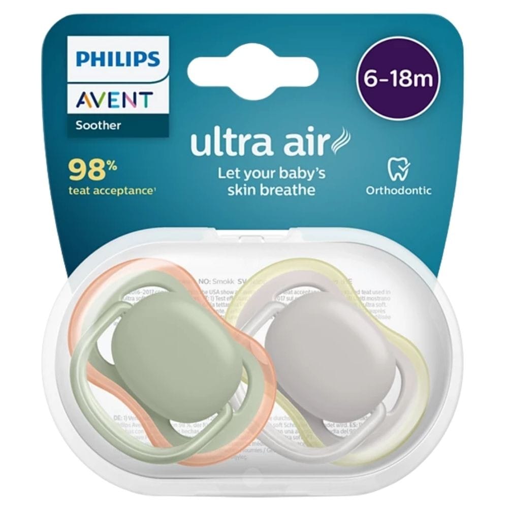 Philips Avent Ultra Air Pacifier 6-18 m - 2 Pieces
