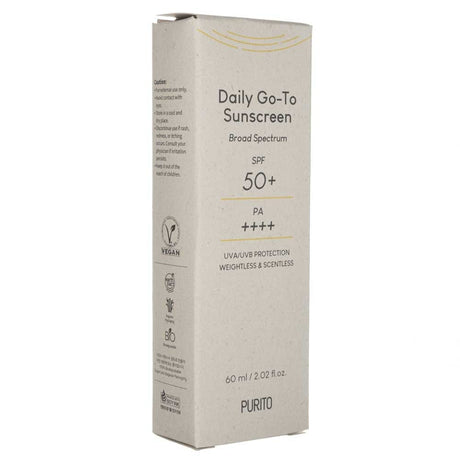 Purito Daily Go-To Sunscreen Borad Spectrum SPF 50+/PA++++ - 60 ml