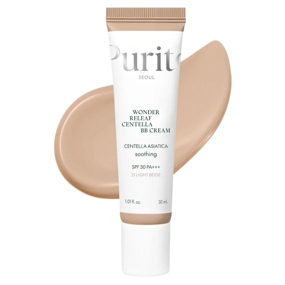 Purito Seoul Wonder Releaf Centella BB Cream, 21 Light Beige - 30 ml