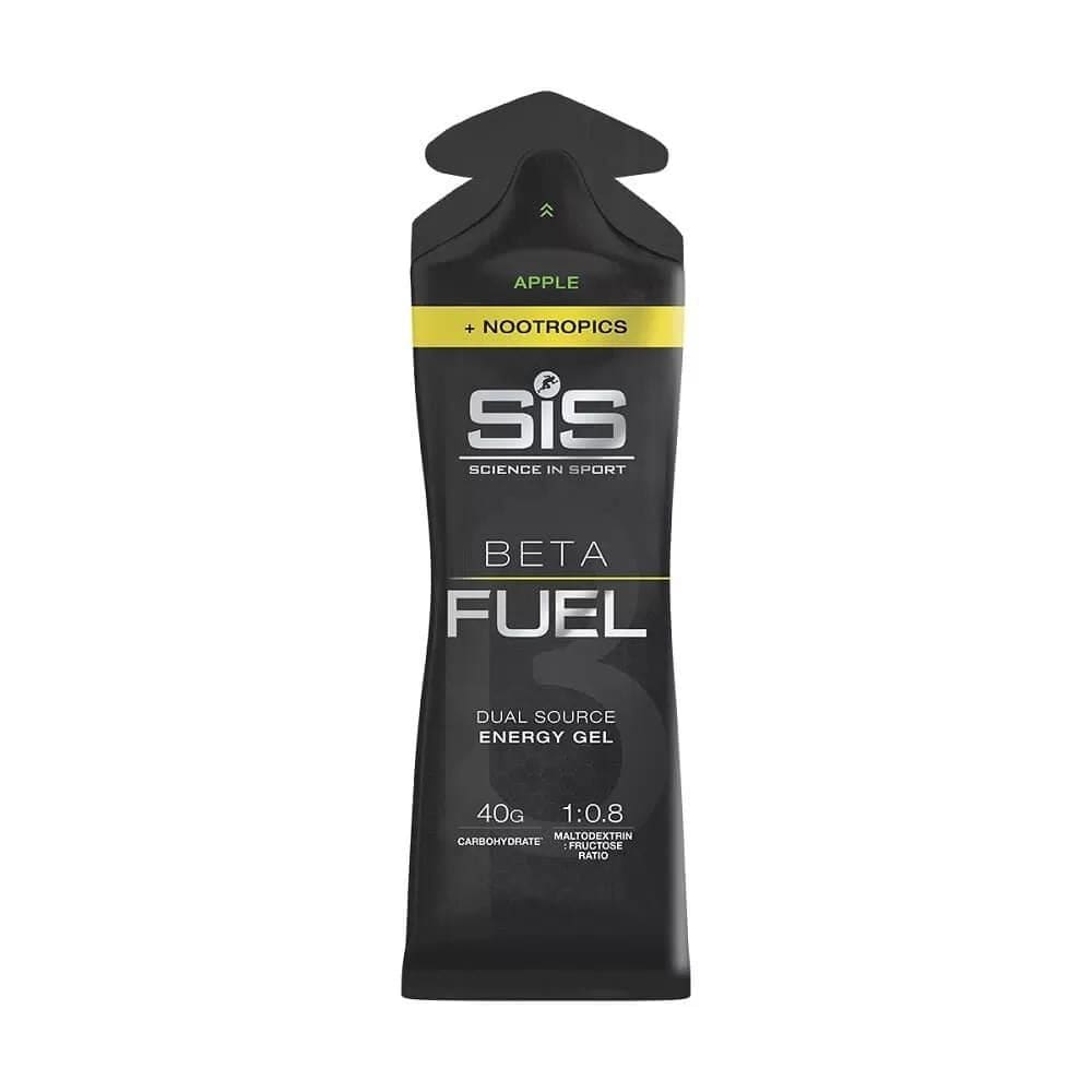 SIS Beta-Fuel + Nootropics Energy Gel, Apple - 60 ml x 10 pieces