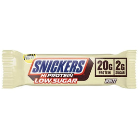 Snickers White Hi-Protein Low Sugar, Caramel & Peanut Butter - 57 g