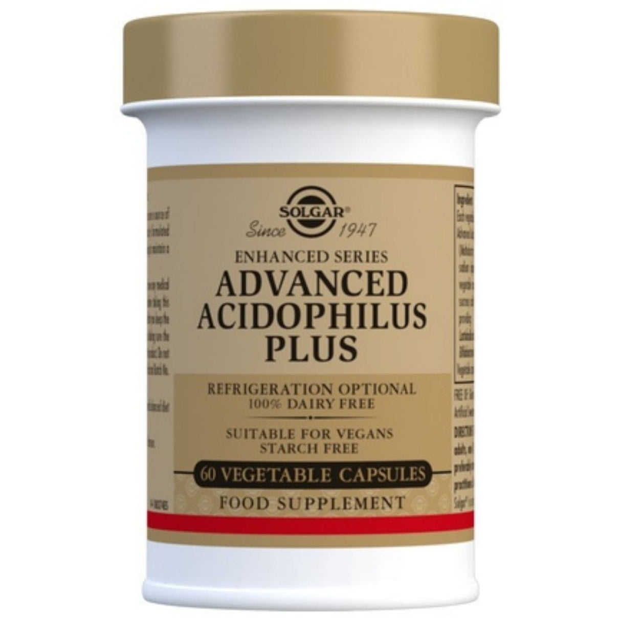 Solgar Advanced Acidophilus Plus - 60 Capsules