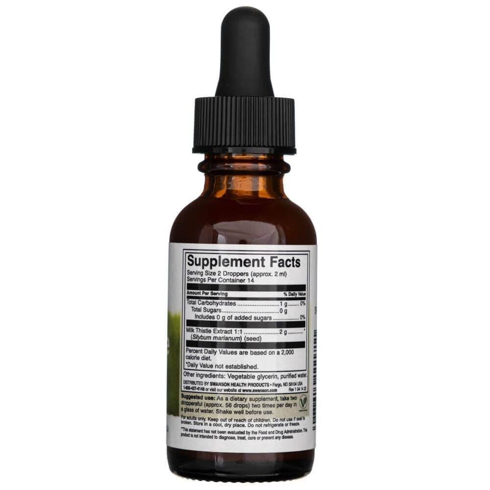 Swanson Milk Thistle Liquid Extract - 29.6 ml
