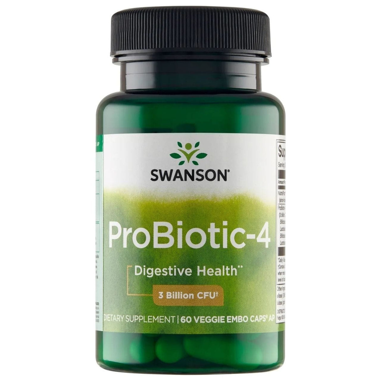 Swanson ProBiotic-4 - 60 Vegetarian Capsules
