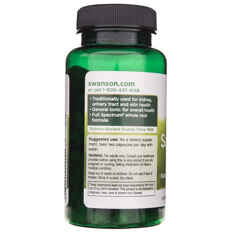 Swanson Sarsaparilla Root 450 mg - 60 Capsules