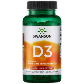 Swanson Vitamin D3 1000 IU - 250 Capsules