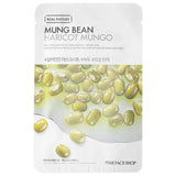 The Face Shop Real Nature, Sheet Mask with Mung Bean - 20 g