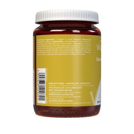 Vitaler's Dandelion Extract 500 mg - 60 Capsules