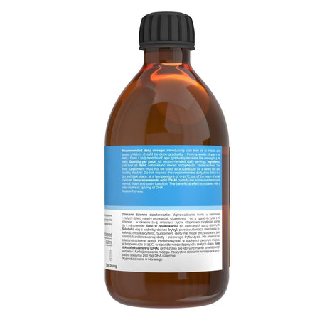 Vitaler's Norwegian Cod Liver Oil Kids Omega-3 1200 mg for Children - 250 ml
