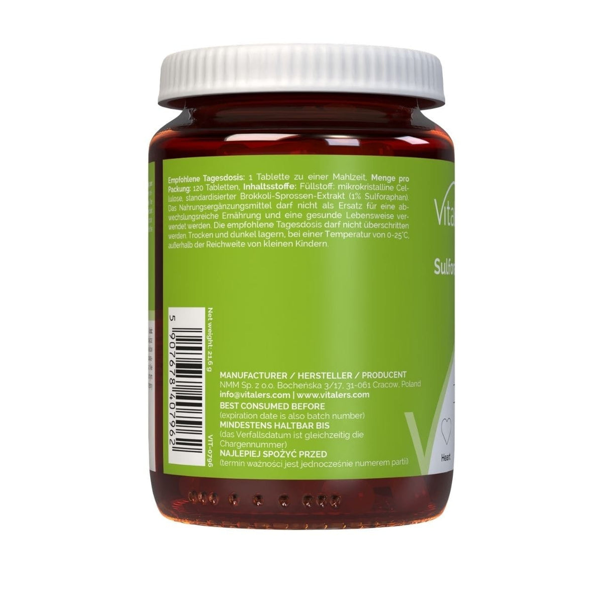 Vitaler's Sulforaphane 400 mcg - 120 Tablets