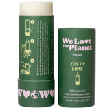 We Love The Planet Zesty Lime Deodorant Stick - 40 g