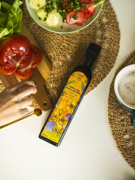 Wellbear Golden Flaxseed Oil Cold Pressed - 500 ml