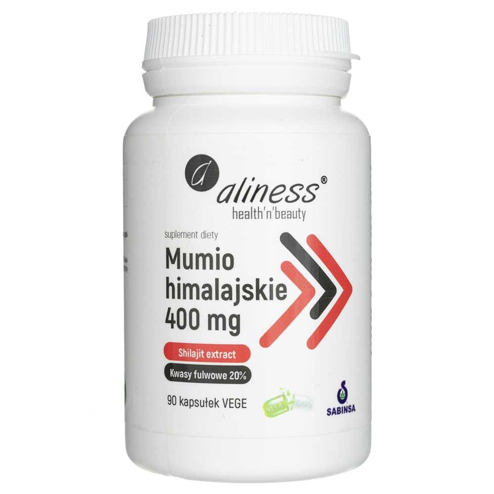 Aliness Himalayan Mumio 400 mg - 90 Veg Capsules