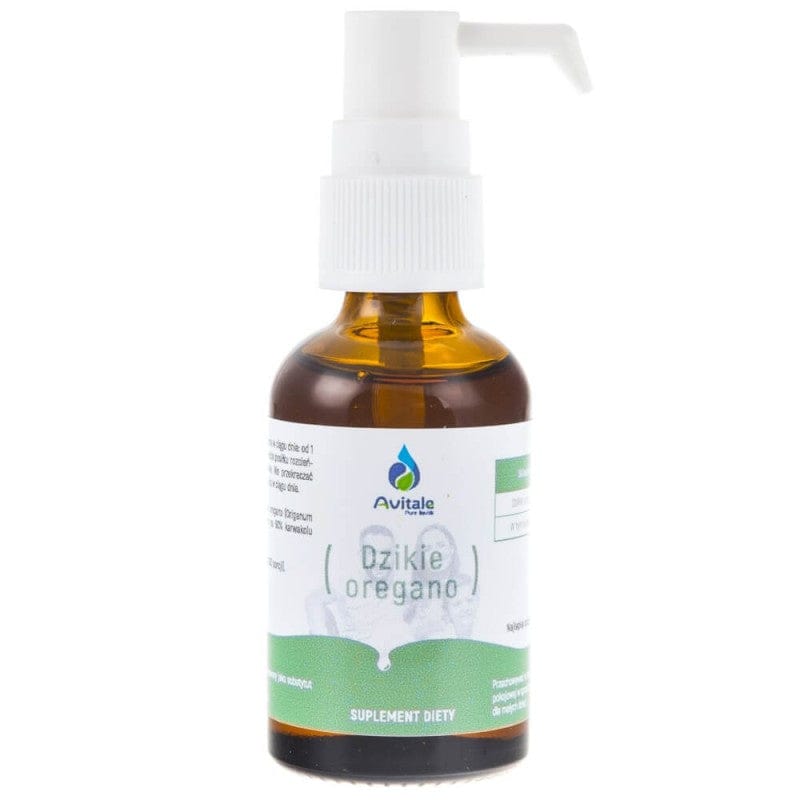 Avitale Wild Oregano 100% Natural Oil, 90% Natural Carvacrol, drops - 30 ml