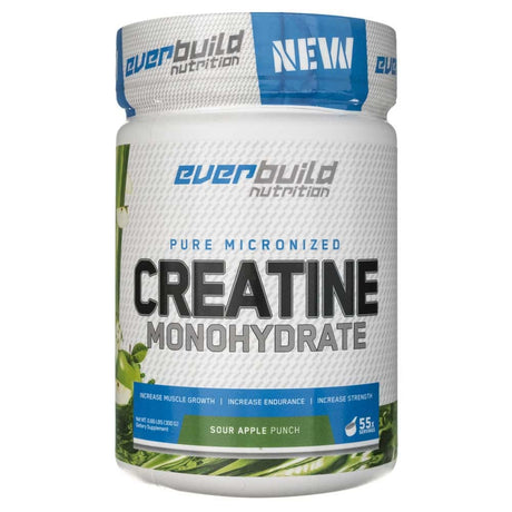 Everbuild Nutrition Creatine Monohydrate Sour Apple - 300 g