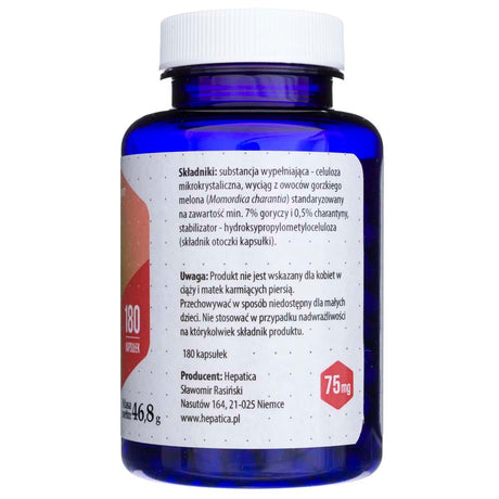 Hepatica Bitter Melon (standardized extract) - 180 Capsules