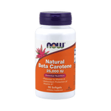 Now Foods Beta Carotene Natural 7500 mcg (25000 IU) - 90 Softgels