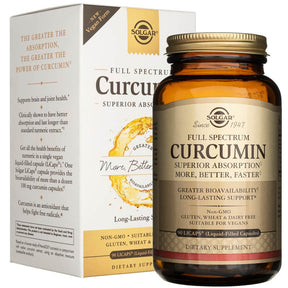 Solgar Full Spcetrum Curcumin Liquid Extract - 90 Softgels
