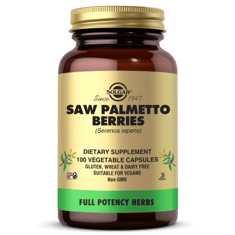 Solgar Saw Palmetto Berries - 100 Veg Capsules